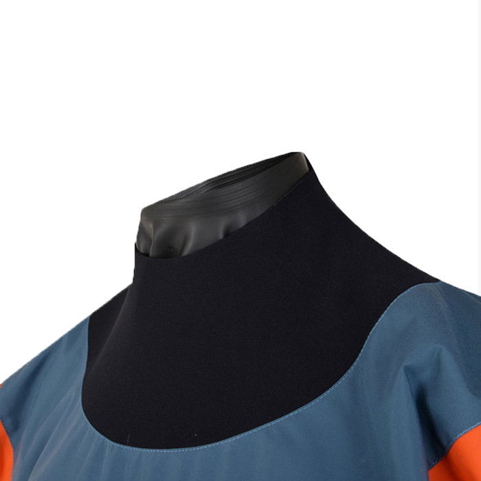 2024 Typhoon Multisport 5 Rapid Drysuit with Convenience Zip 100181 - Teal / Orange